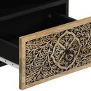 vidaXL tömör mangófa éjjeliszekrény 40 x 33 x 46 cm