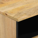 vidaXL 2 db tömör mangófa éjjeliszekrény 40 x 33 x 46 cm