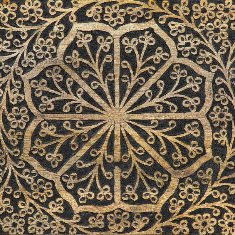 vidaXL tömör mangófa éjjeliszekrény 50 x 33 x 60 cm