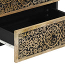 vidaXL tömör mangófa éjjeliszekrény 50 x 33 x 60 cm