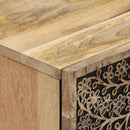 vidaXL tömör mangófa éjjeliszekrény 50 x 33 x 60 cm