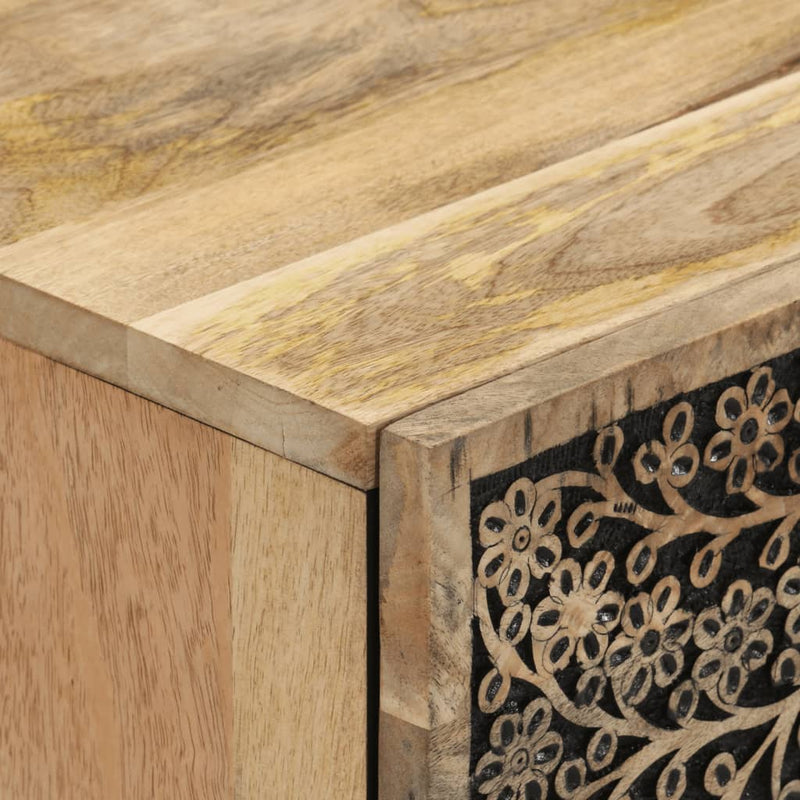 vidaXL tömör mangófa éjjeliszekrény 50 x 33 x 60 cm