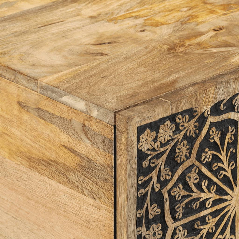 vidaXL tömör mangófa dohányzóasztal 100 x 54 x 40 cm