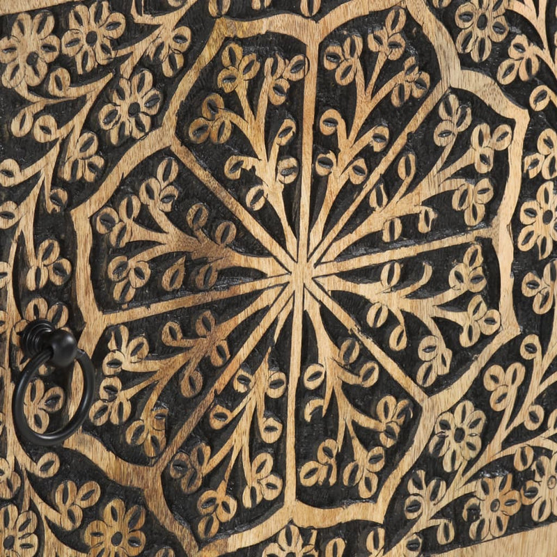 vidaXL tömör mangófa dohányzóasztal 100 x 54 x 40 cm