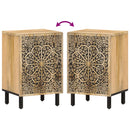 vidaXL tömör mangófa fürdőszobaszekrény 38 x 33 x 58 cm