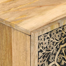 vidaXL tömör mangófa fürdőszobaszekrény 38 x 33 x 58 cm