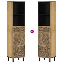 vidaXL tömör mangófa fürdőszobaszekrény 38 x 33 x 160 cm