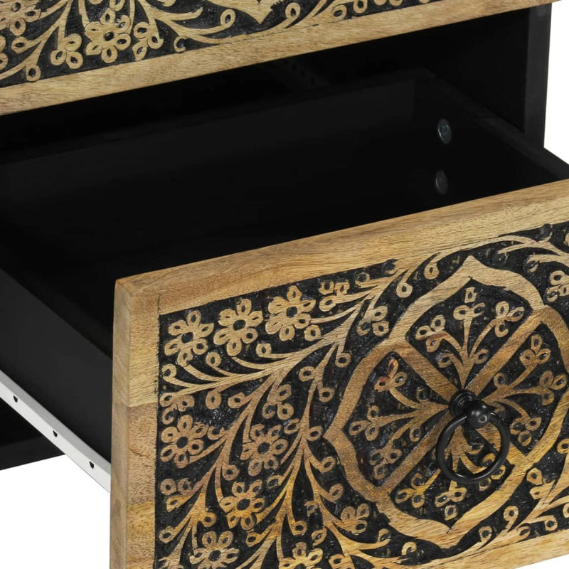 vidaXL tömör mangófa kisszekrény 40 x 33 x 75 cm