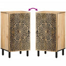 vidaXL tömör mangófa kisszekrény 40 x 33 x 75 cm