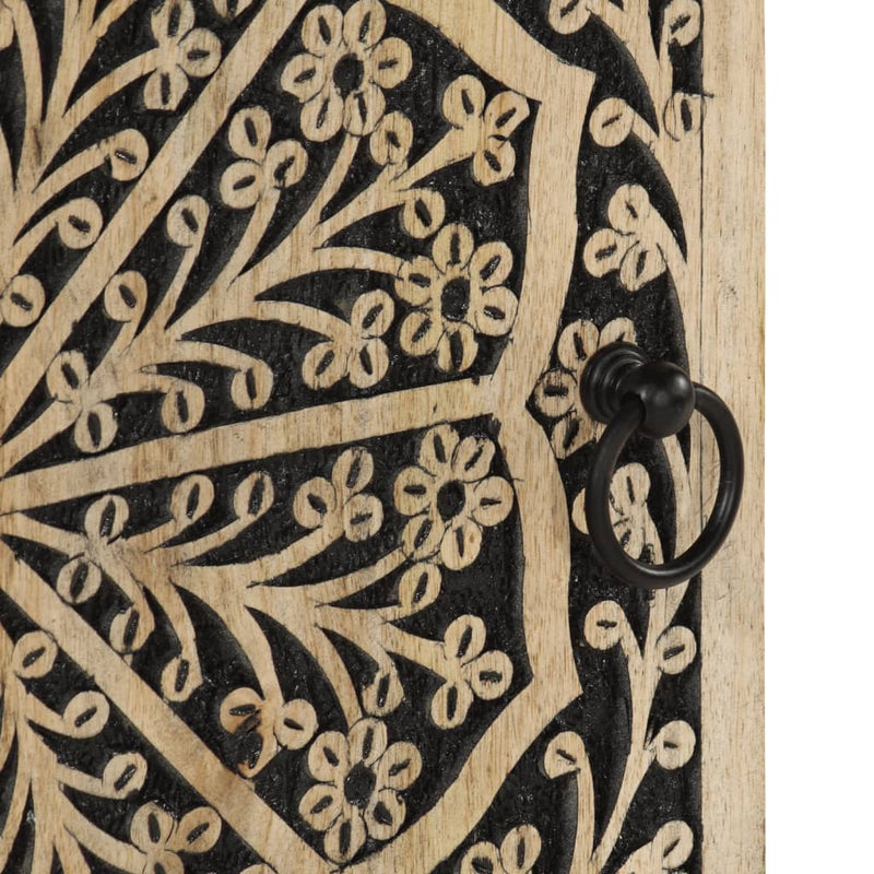 vidaXL tömör mangófa kisszekrény 40 x 33 x 75 cm