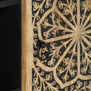 vidaXL tömör mangófa tálalószekrény 90 x 33 x 75 cm