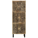 vidaXL tömör mangófa tálalószekrény 40 x 33 x 110 cm