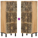 vidaXL tömör mangófa tálalószekrény 40 x 33 x 110 cm