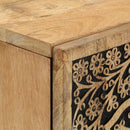 vidaXL tömör mangófa tálalószekrény 40 x 33 x 110 cm