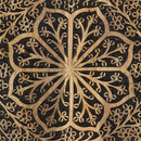 vidaXL tömör mangófa tálalószekrény 40 x 33 x 110 cm