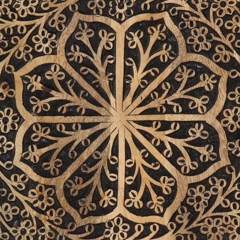 vidaXL tömör mangófa tálalószekrény 40 x 33 x 110 cm