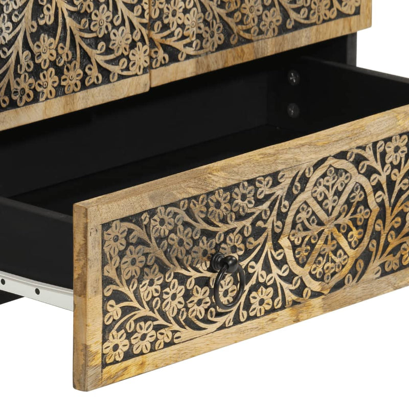 vidaXL tömör mangófa magasszekrény 60 x 33 x 100 cm