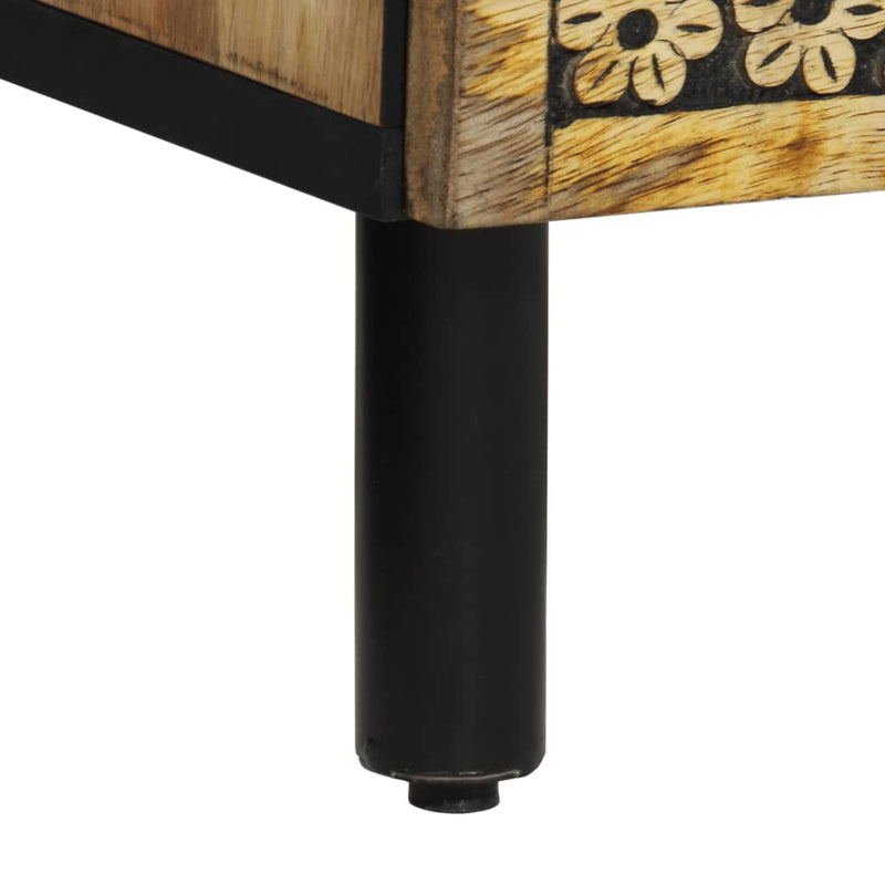 vidaXL tömör mangófa magasszekrény 60 x 33 x 100 cm