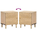 vidaXL tömör mangófa éjjeliszekrény 40 x 33 x 46 cm