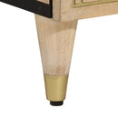 vidaXL tömör mangófa éjjeliszekrény 40 x 33 x 46 cm