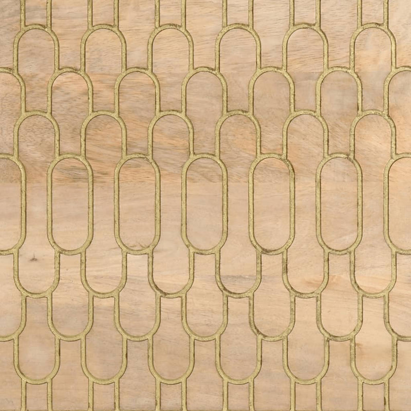 vidaXL tömör mangófa éjjeliszekrény 40 x 33 x 46 cm