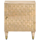 vidaXL 2 db tömör mangófa éjjeliszekrény 40 x 33 x 46 cm