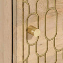vidaXL 2 db tömör mangófa éjjeliszekrény 40 x 33 x 46 cm