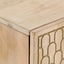 vidaXL tömör mangófa tálalószekrény 60 x 33 x 75 cm