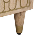 vidaXL tömör mangófa tálalószekrény 60 x 33 x 75 cm