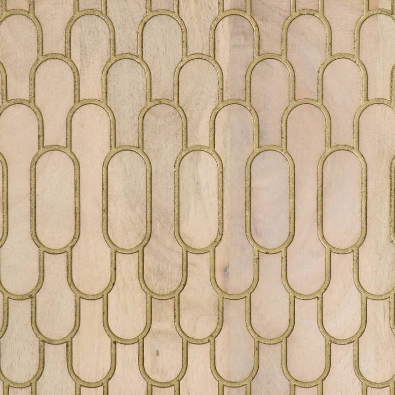 vidaXL tömör mangófa tálalószekrény 60 x 33 x 75 cm