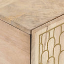 vidaXL tömör mangófa dohányzóasztal 100 x 54 x 40 cm