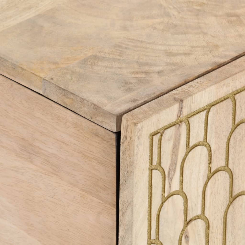 vidaXL tömör mangófa dohányzóasztal 100 x 54 x 40 cm