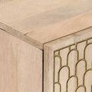 vidaXL tömör mangófa fürdőszobai mosdószekrény 62 x 33 x 58 cm