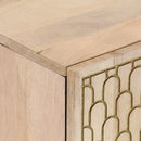 vidaXL tömör mangófa fürdőszobai mosdószekrény 62 x 33 x 58 cm