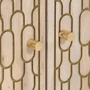 vidaXL tömör mangófa tálalószekrény 60 x 33 x 75 cm