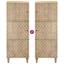 vidaXL tömör mangófa magasszekrény 40 x 33 x 110 cm