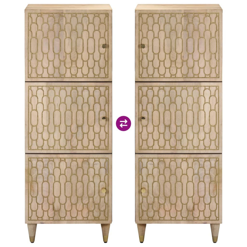 vidaXL tömör mangófa magasszekrény 40 x 33 x 110 cm