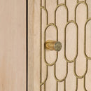 vidaXL tömör mangófa magasszekrény 40 x 33 x 110 cm