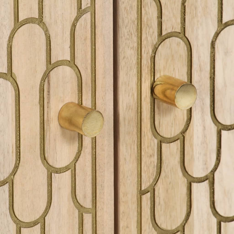 vidaXL tömör mangófa magasszekrény 60 x 33 x 100 cm