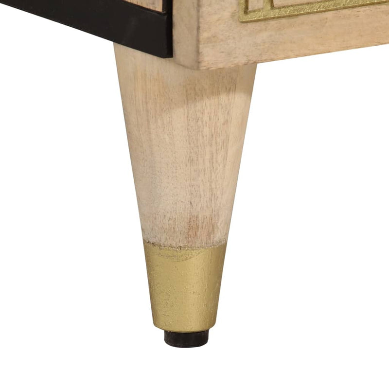 vidaXL tömör mangófa magasszekrény 60 x 33 x 100 cm