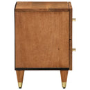 vidaXL 2 db tömör mangófa éjjeliszekrény 40 x 33 x 46 cm