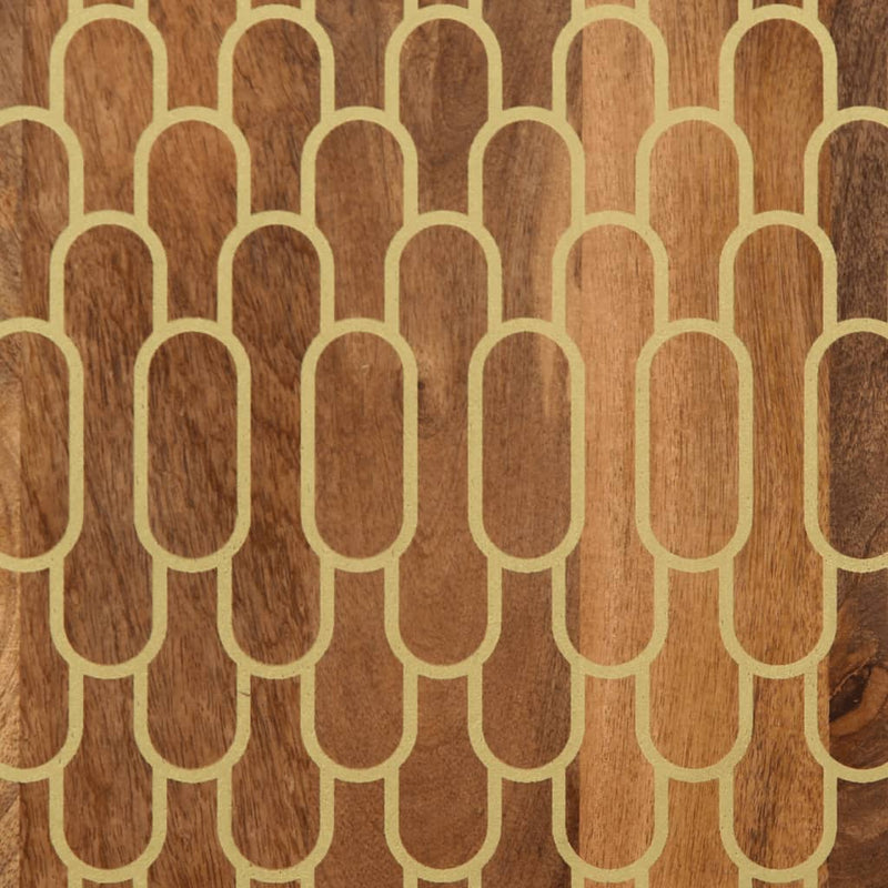 vidaXL tömör mangófa fürdőszobai mosdószekrény 62 x 33 x 58 cm