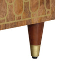 vidaXL tömör mangófa fürdőszobai mosdószekrény 62 x 33 x 58 cm