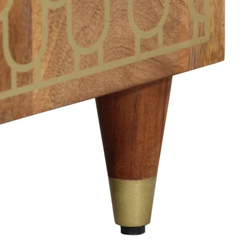 vidaXL tömör mangófa magasszekrény 40 x 33 x 110 cm