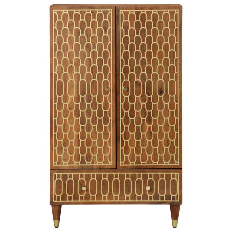 vidaXL tömör mangófa magasszekrény 60 x 33 x 100 cm