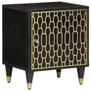 vidaXL tömör mangófa éjjeliszekrény 40 x 33 x 46 cm