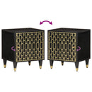 vidaXL tömör mangófa éjjeliszekrény 40 x 33 x 46 cm