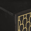 vidaXL tömör mangófa éjjeliszekrény 40 x 33 x 46 cm