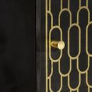 vidaXL tömör mangófa éjjeliszekrény 40 x 33 x 46 cm