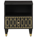 vidaXL tömör mangófa éjjeliszekrény 40 x 33 x 46 cm